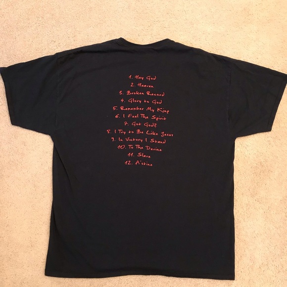 All Joy Aaron Clark Christian Rock Band T-Shirt Mens Size 2XL Black - Picture 4 of 9